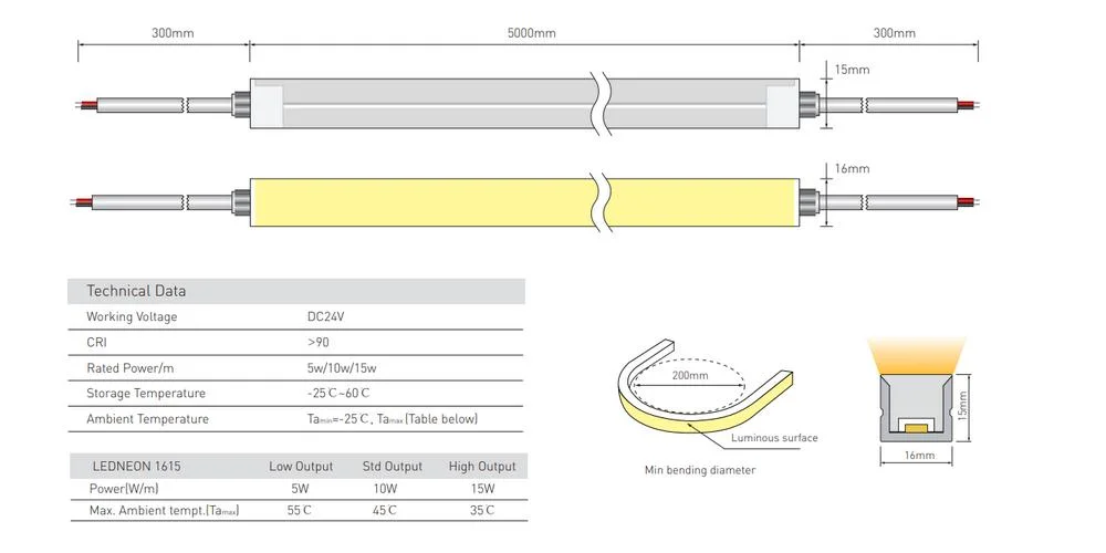 Decoration Lighting IP67 CCT RGB RGBW Silicone Neon Flex LED Light Strip