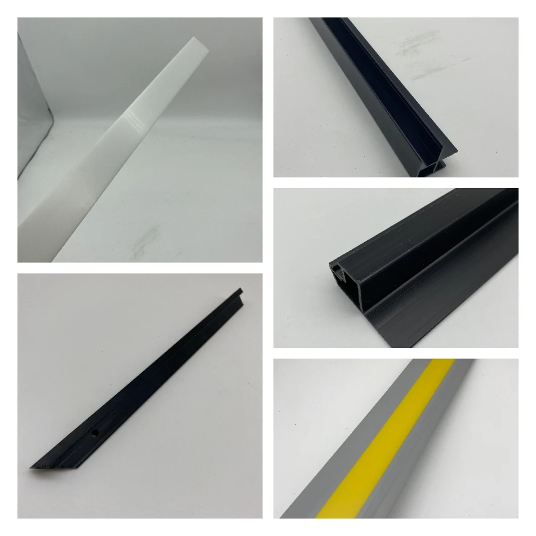 Custom Extruded Colorful PVC Plastic Extrusion Profile for Refrigerator/Kitchen Cabinets/Furniture